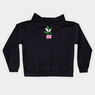 easily distracted by plants gardener Kids Hoodie